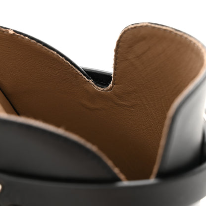 Hermes Calfskin Carlotta Mules 35 Black 8 of 11