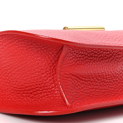 Tom Ford Calfskin Mini T Clasp Tara Crossbody Bag Ruby Red 8 of 9