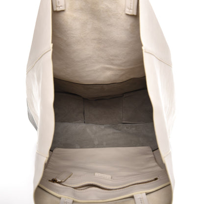 Celine Smooth Lambskin Vertical Bi-Cabas White Grey 5 of 14