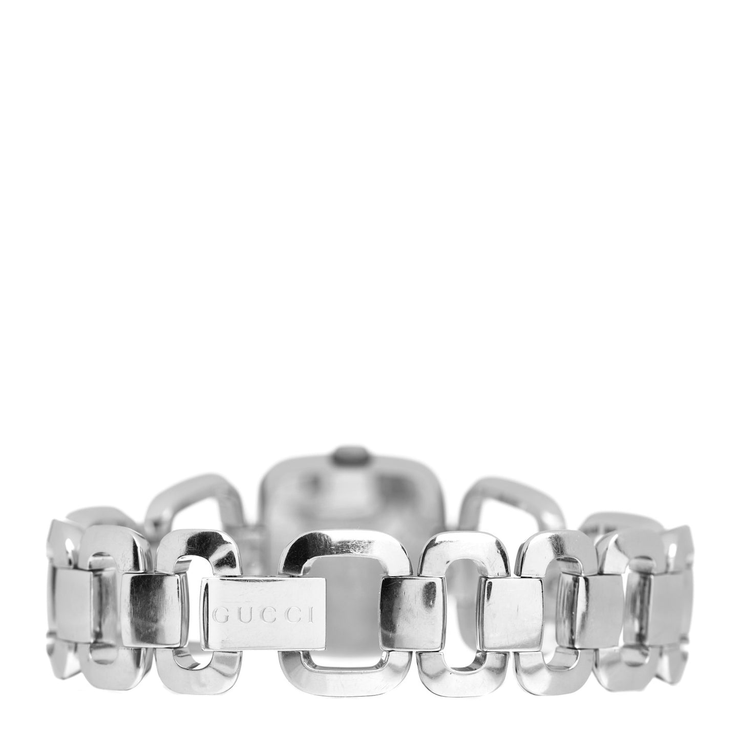 Stainless Steel 24mm G-Gucci Square Quartz Watch Brown