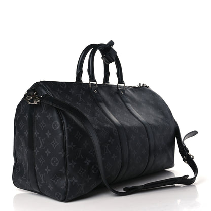 Louis Vuitton Monogram Eclipse Keepall Bandouliere 45 3 of 8