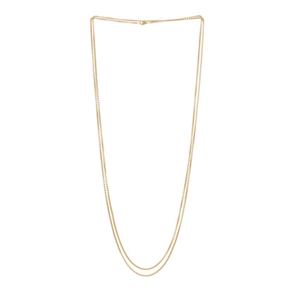 David Yurman 18K Yellow Gold 2.7mm Box Chain Necklace 72" 2 of 3