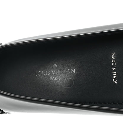 Louis Vuitton Patent Calfskin Parklane Flat Loafer 36 Black 7 of 8