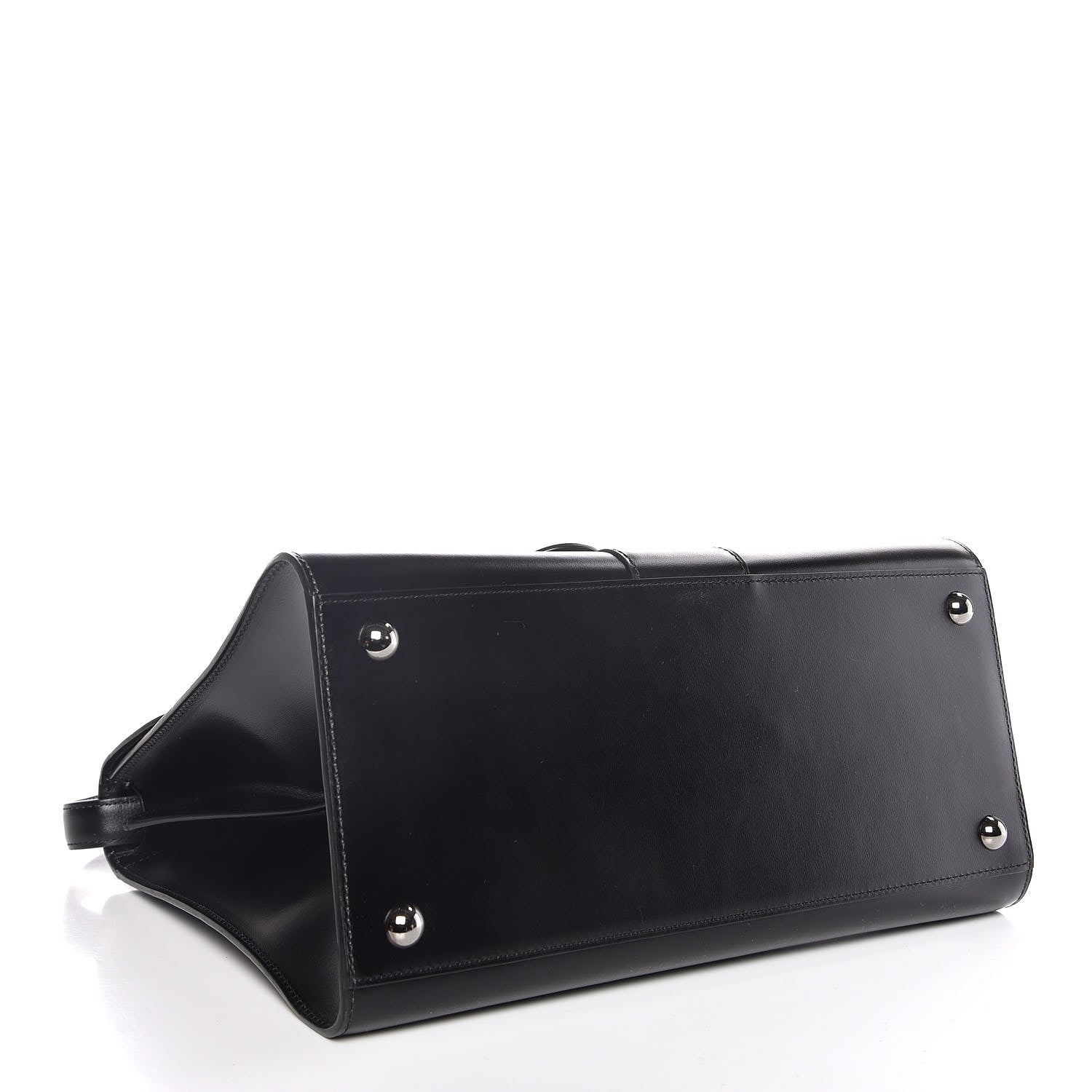 Delvaux Box Calfskin MM Brillant Satchel Black 4 of 6