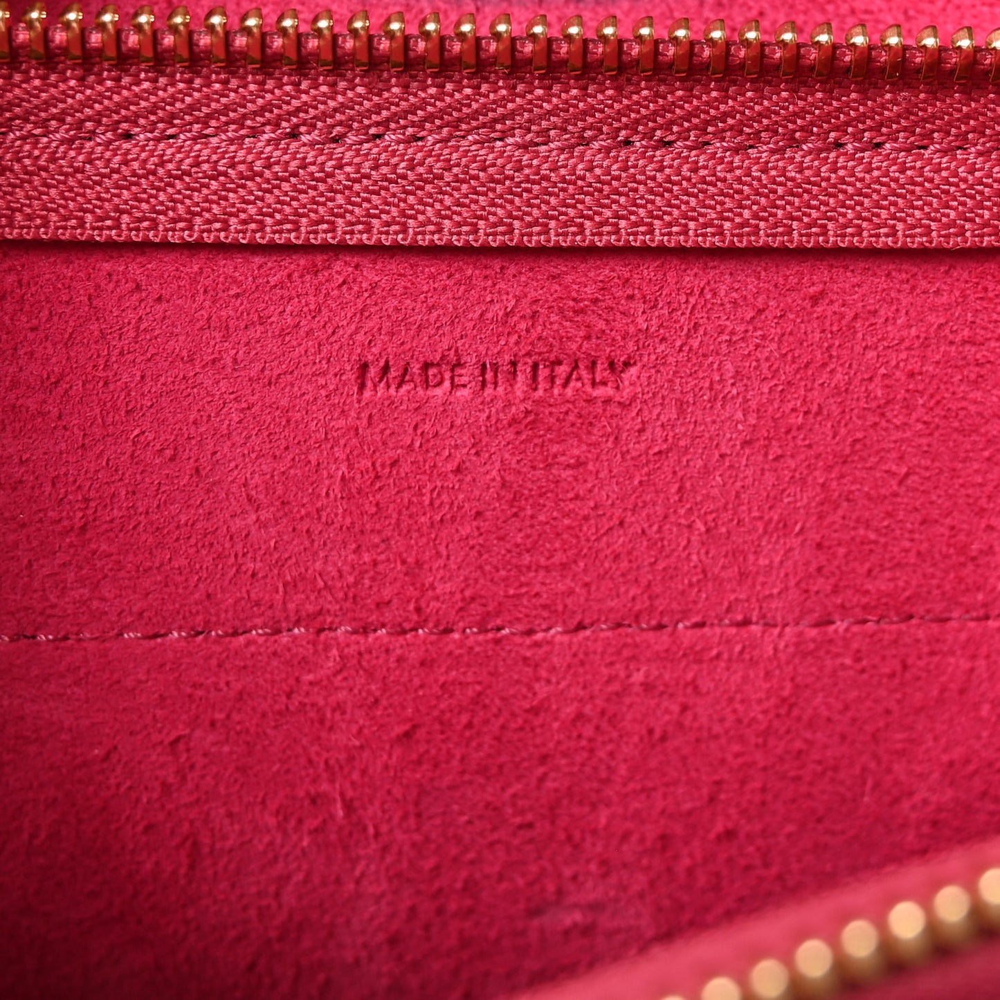 Grained Calfskin Nano Belt Bag Raspberry