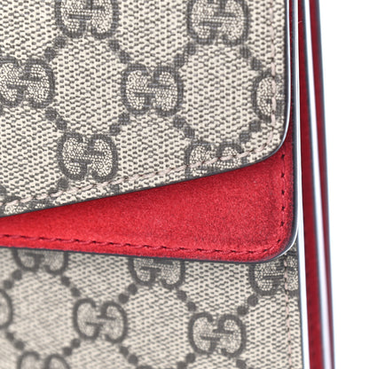 Gucci GG Supreme Monogram Small Dionysus Shoulder Bag Red 11 of 13