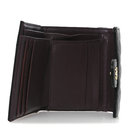 Chanel Caviar Quilted Compact Flap Wallet Black 5 of 13