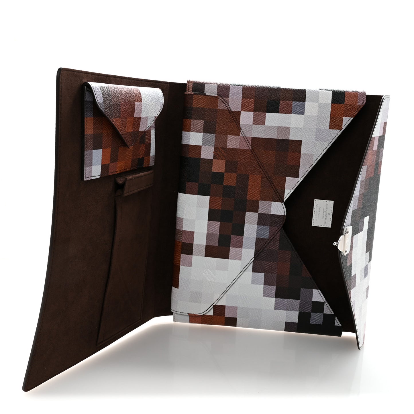 Calfskin Cowmooflage Mark Folder Brown