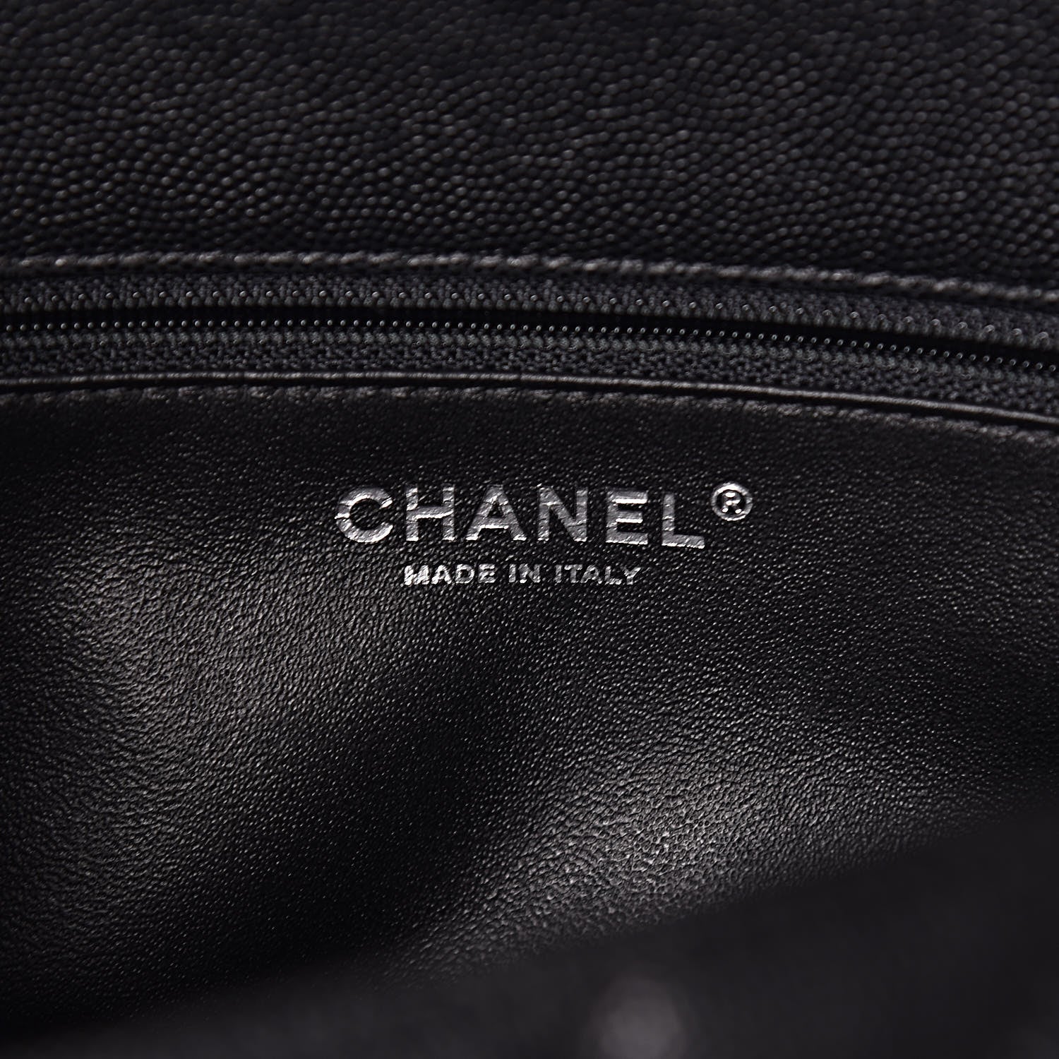 Chanel Caviar Lizard Quilted Small Coco Handle Flap Black 6 of 10