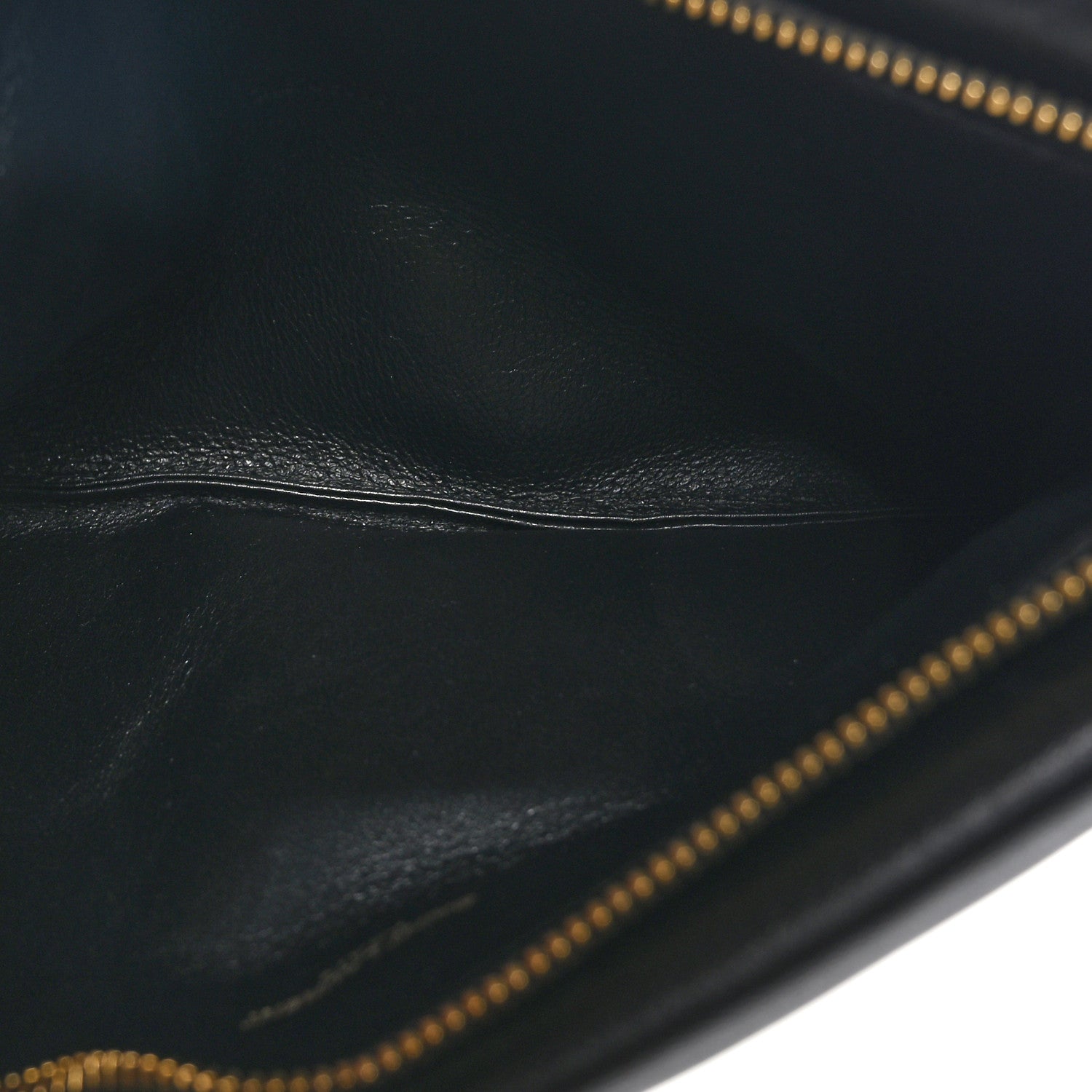 Saint Laurent Lambskin Small Calypso Pouch Black 5 of 10