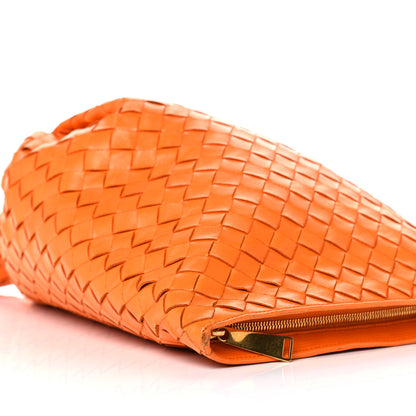 Bottega Veneta Nappa Intrecciato BV Twist Orange 7 of 9
