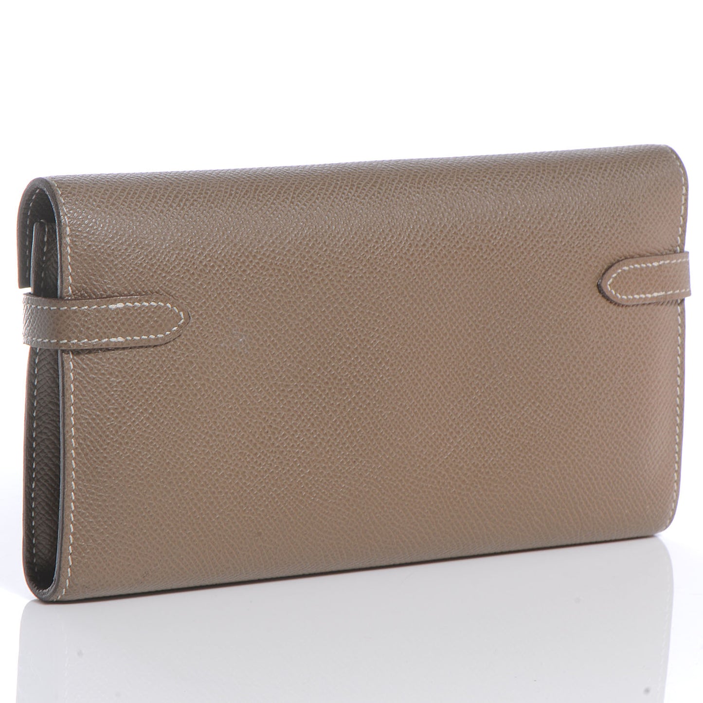 Epsom Kelly Longue Wallet Etoupe