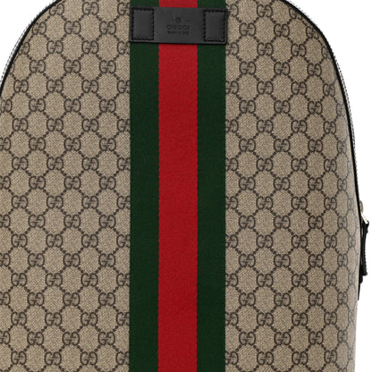 Gucci GG Supreme Monogram Web Dome Backpack Black 8 of 15