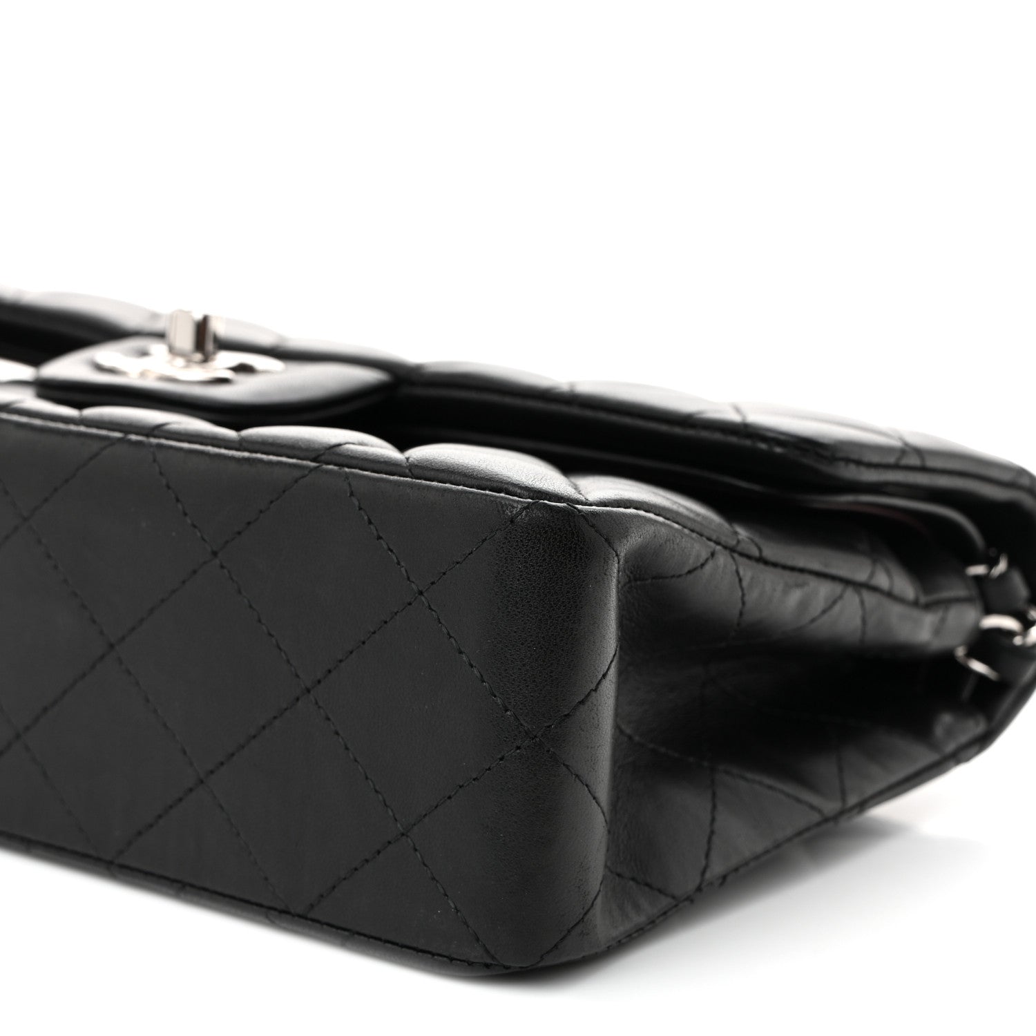 Chanel Lambskin Quilted Small Double Flap Black 10 of 10