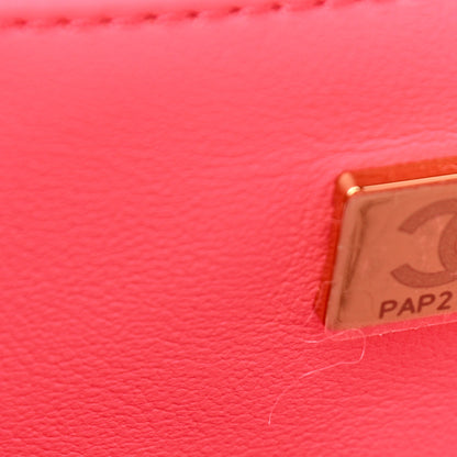 Chanel Lambskin Quilted CC In Love Heart Bag Pink 7 of 12