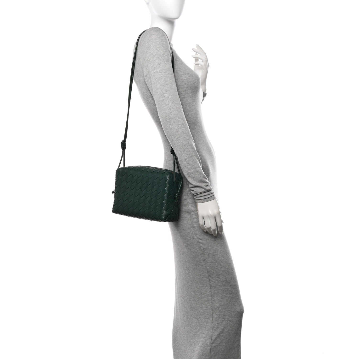 Bottega Veneta Nappa Intrecciato Small Loop Camera Bag Raintree 2 of 11
