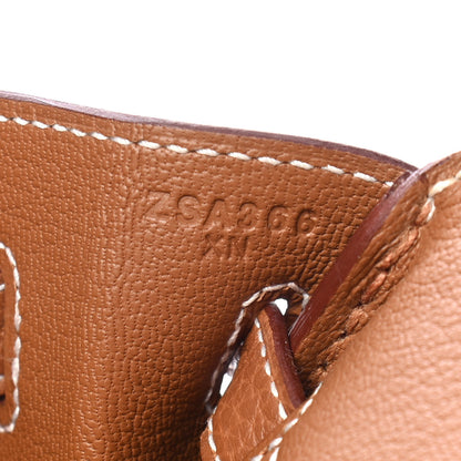 Hermes Togo Birkin 25 Gold 7 of 10