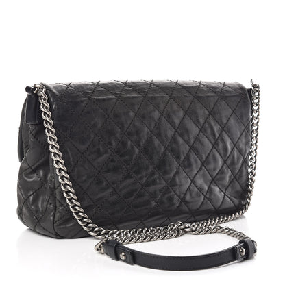 Chanel Iridescent Calfskin Large Coco Daily Flap Black 3 of 13