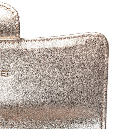 Chanel Lambskin Quilted Small Flap Wallet Pale Gold 8 of 10