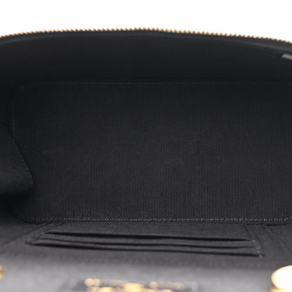 Chanel Goatskin Quilted Punk Essentials Vanity Case With Chain Black 5 of 11