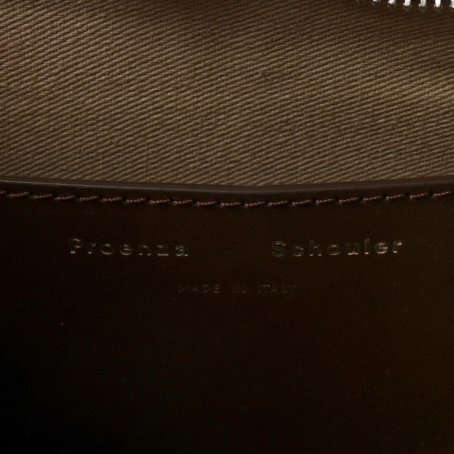 Proenza Schouler Suede Calfskin Slide Bag Chocolate 6 of 9