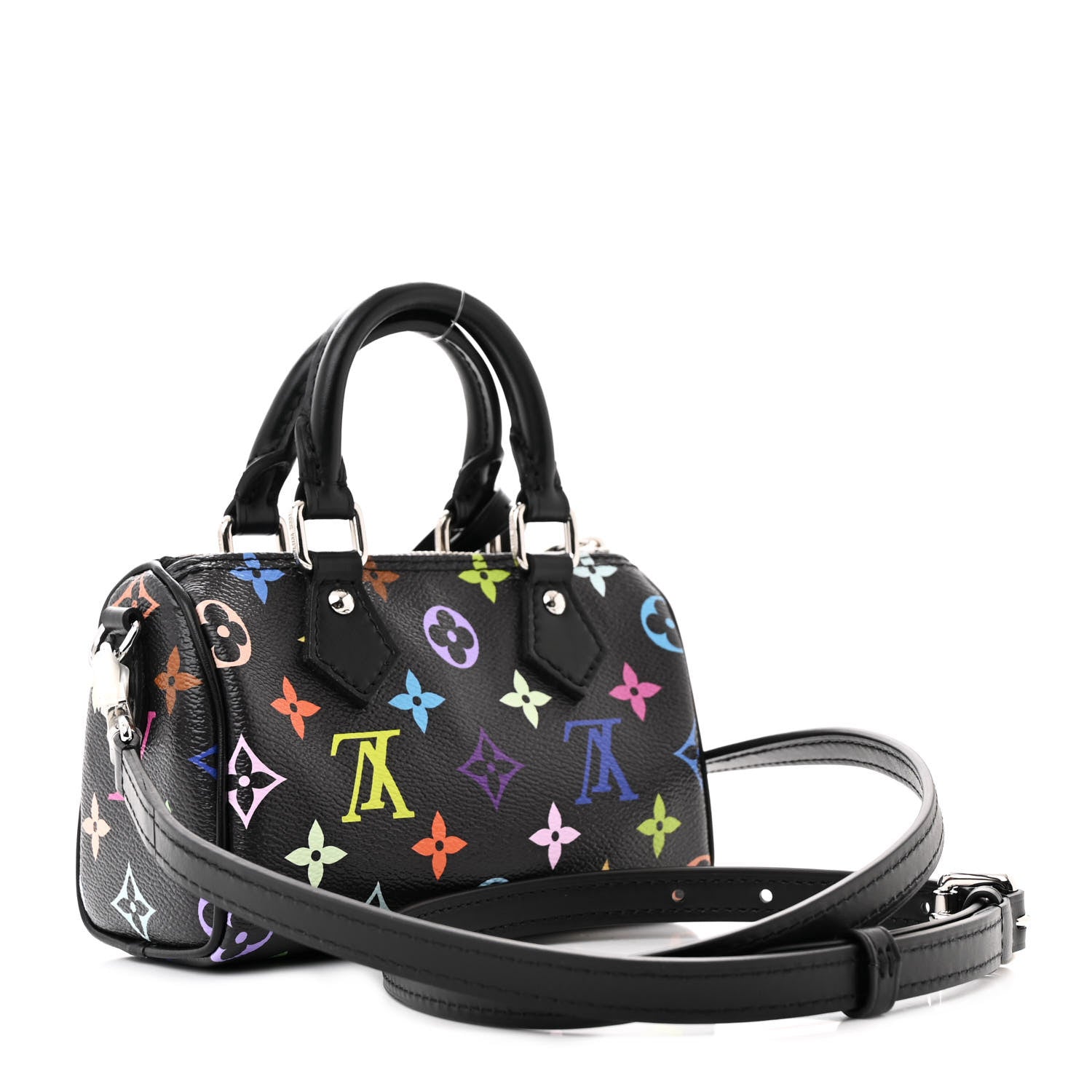 Louis Vuitton LV X TM Monogram Multicolor Nano Speedy Black 3 of 9