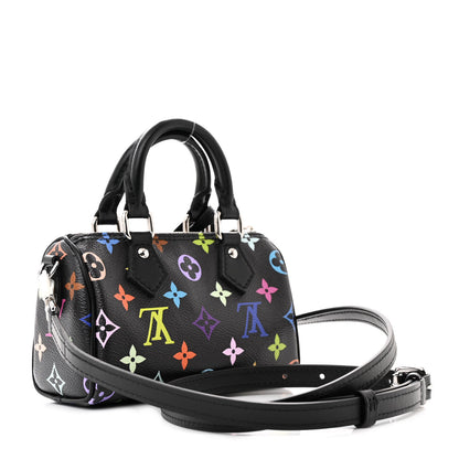 Louis Vuitton LV X TM Monogram Multicolor Nano Speedy Black 3 of 9