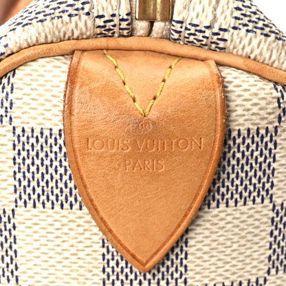 Louis Vuitton Damier Azur Speedy 35 5 of 10
