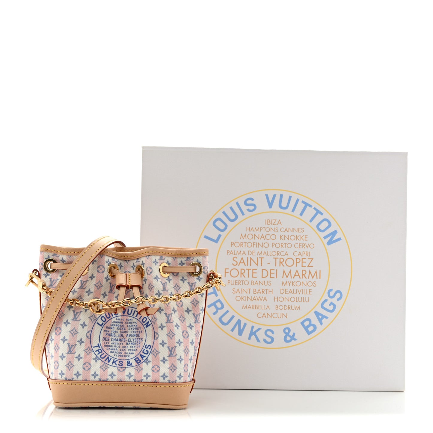 Minigram LV Stamp Nano Noe Blue