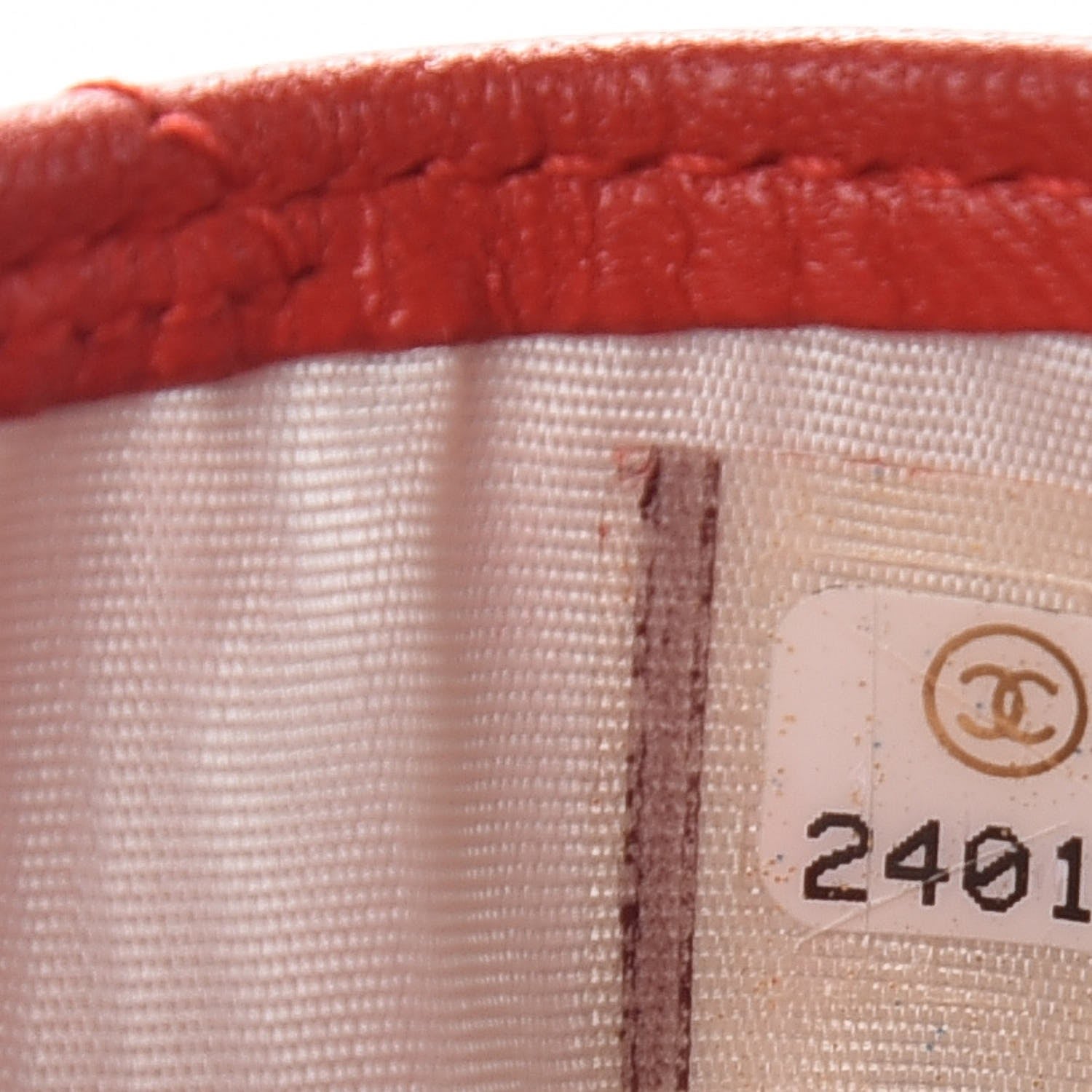 Chanel Lambskin Quilted Card Holder Red 9 of 12