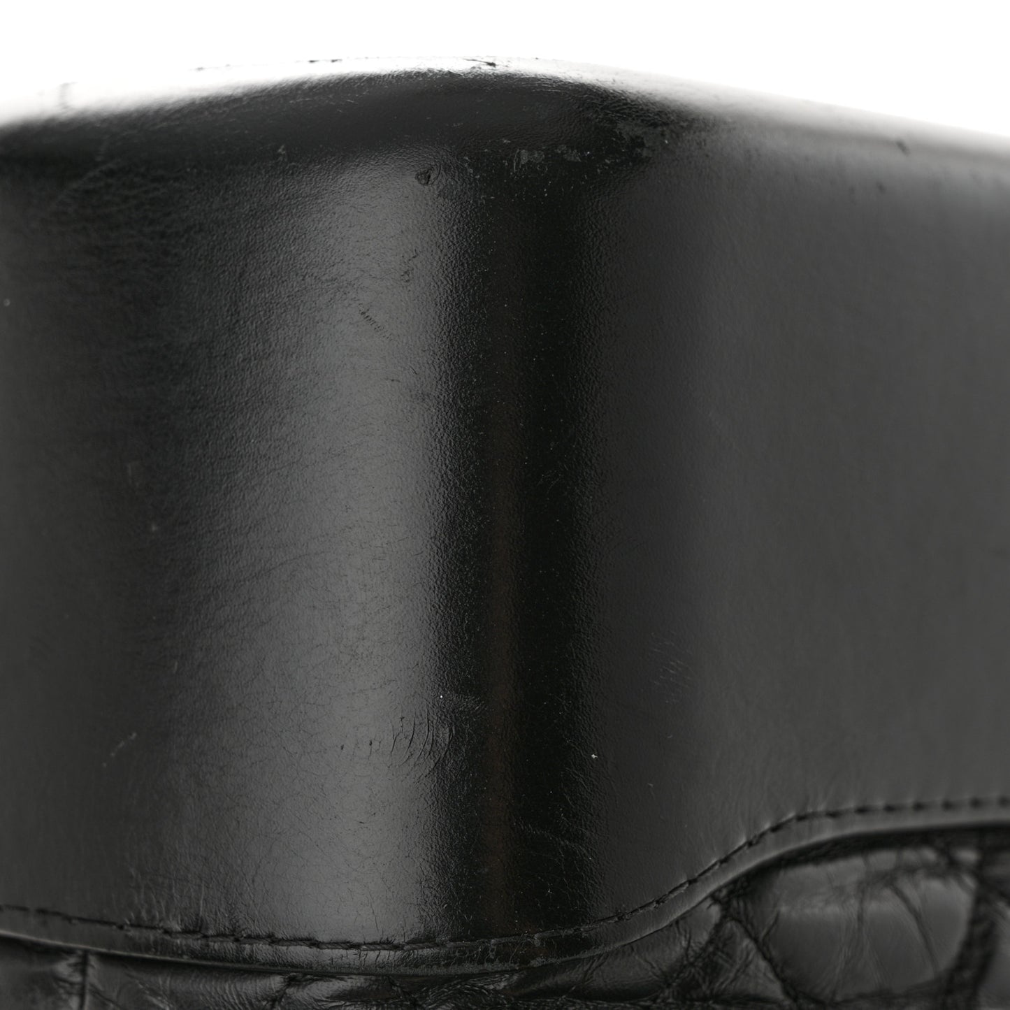 Aged Calfskin Quilted Large Gabrielle Hobo Black