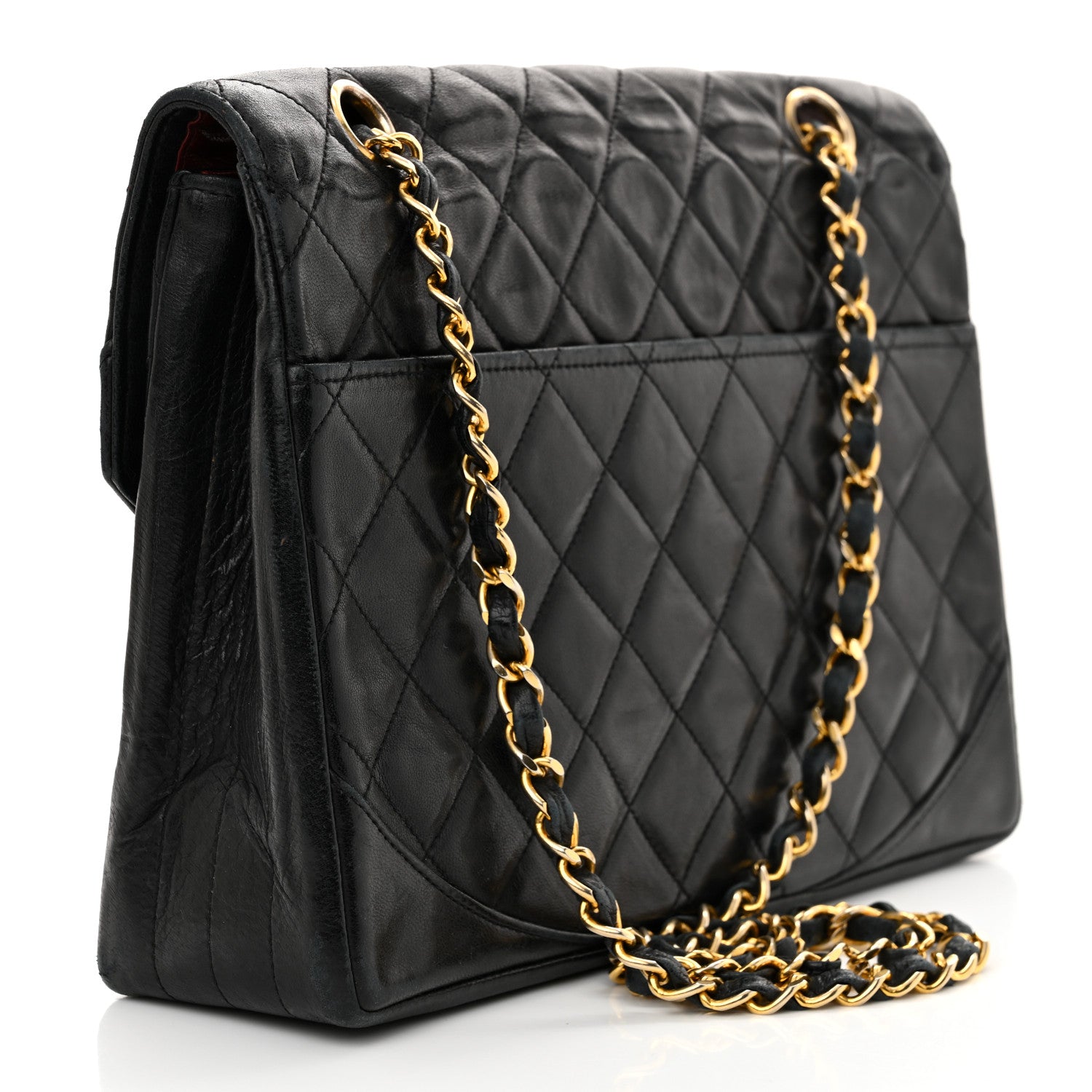 Chanel Lambskin Medium Single Flap Black 3 of 20