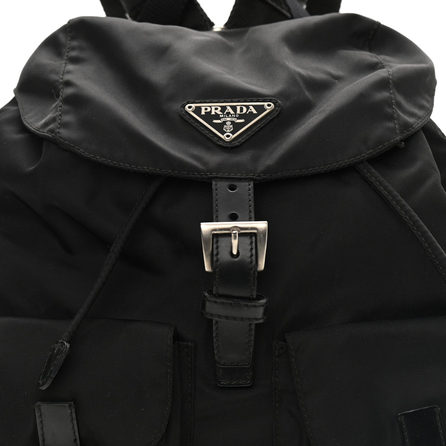 Tessuto Nylon Vela Small Backpack Black