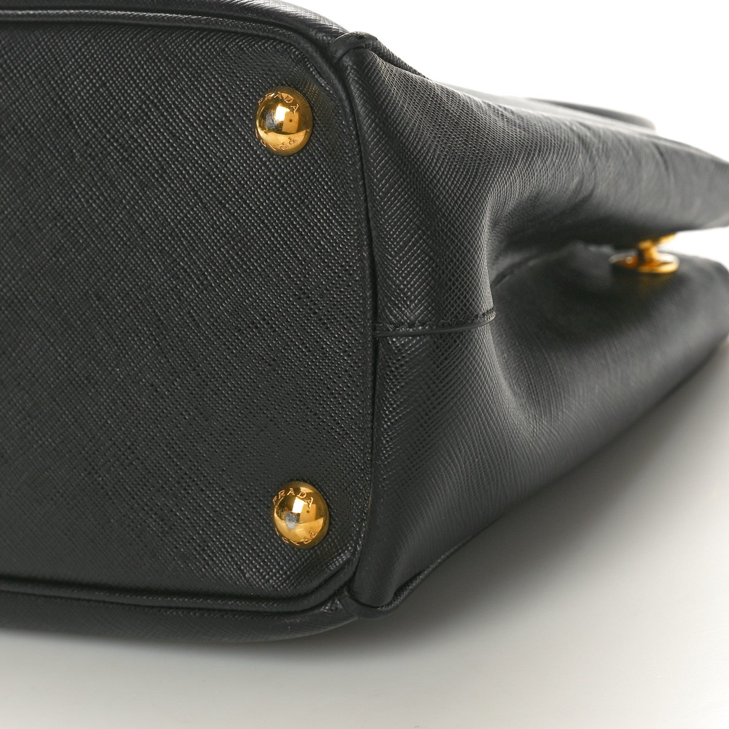 Prada Saffiano Small Galleria Double Zip Tote Black 10 of 10