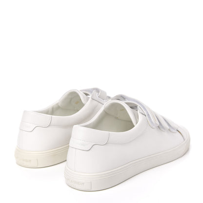 Saint Laurent Calfskin Mens Andy Low Top Sneakers 41 White 4 of 11