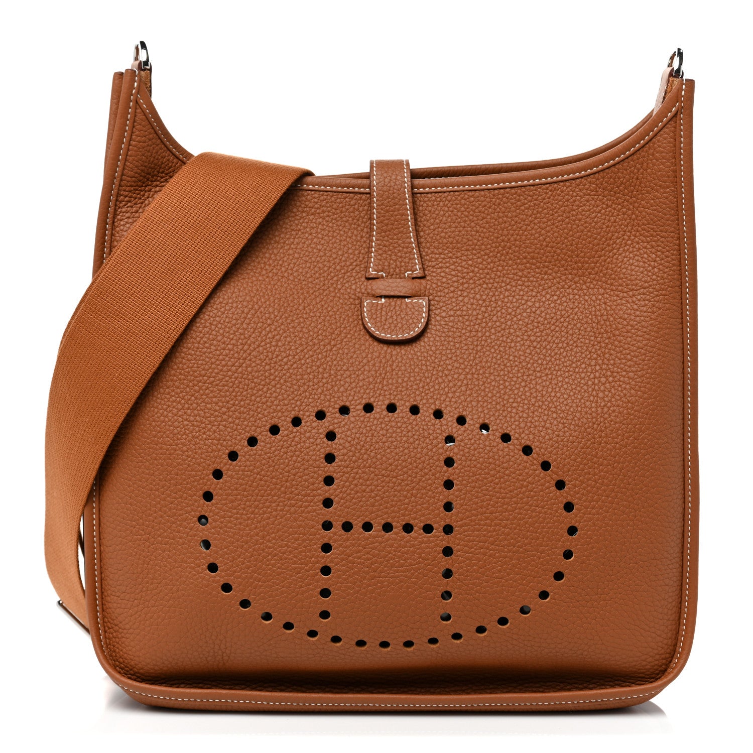 Hermes Taurillon Clemence Evelyne III GM Gold 1 of 7