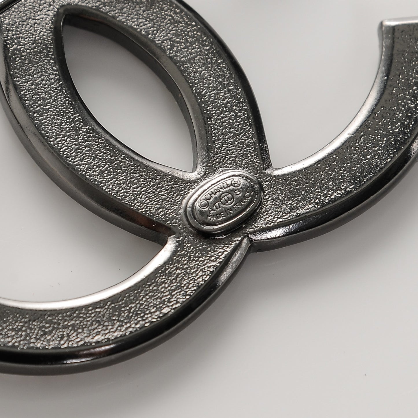 Crystal CC Brooch Silver
