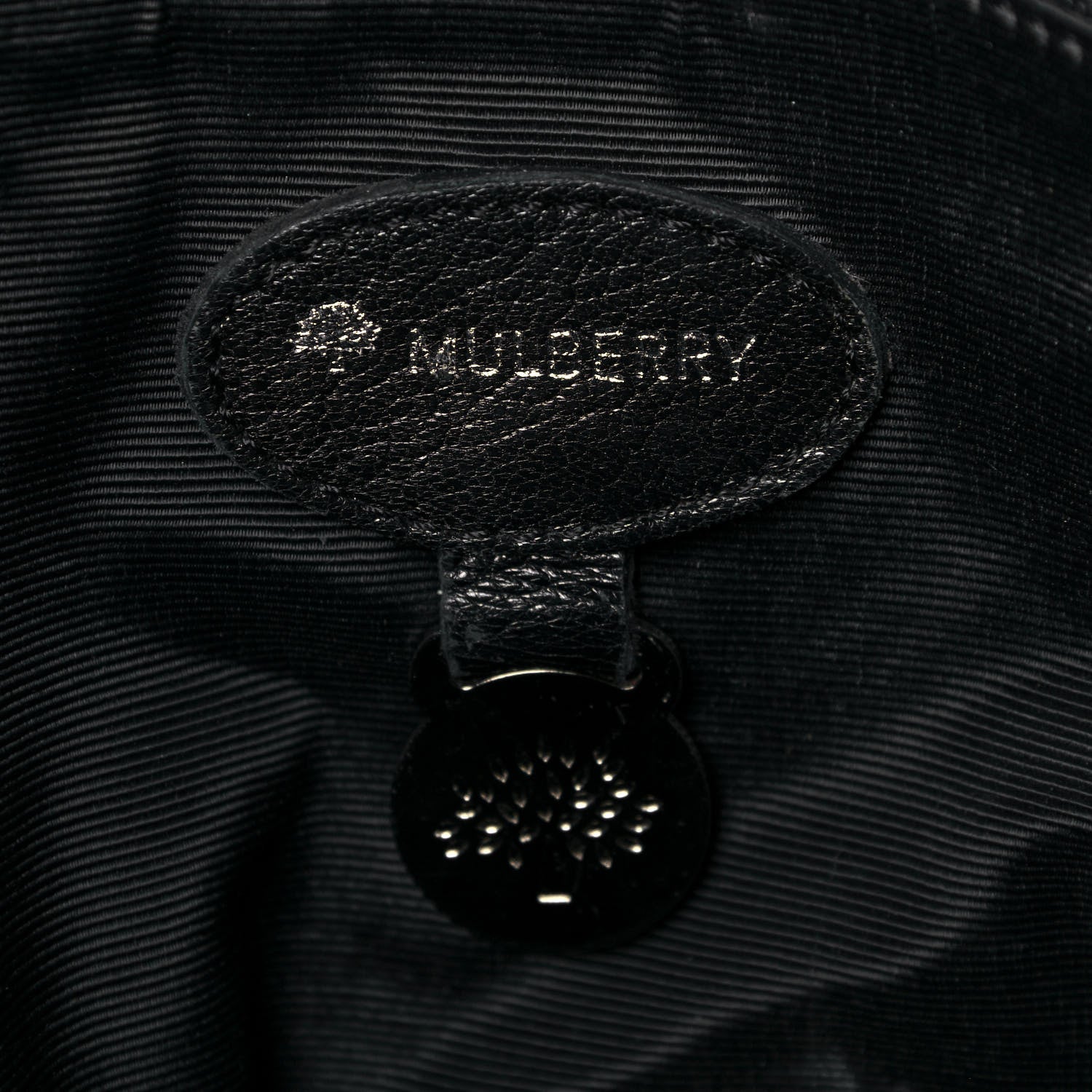 Mulberry Stone Polished Goatskin Maggie Shoulder Bag Black 6 of 19