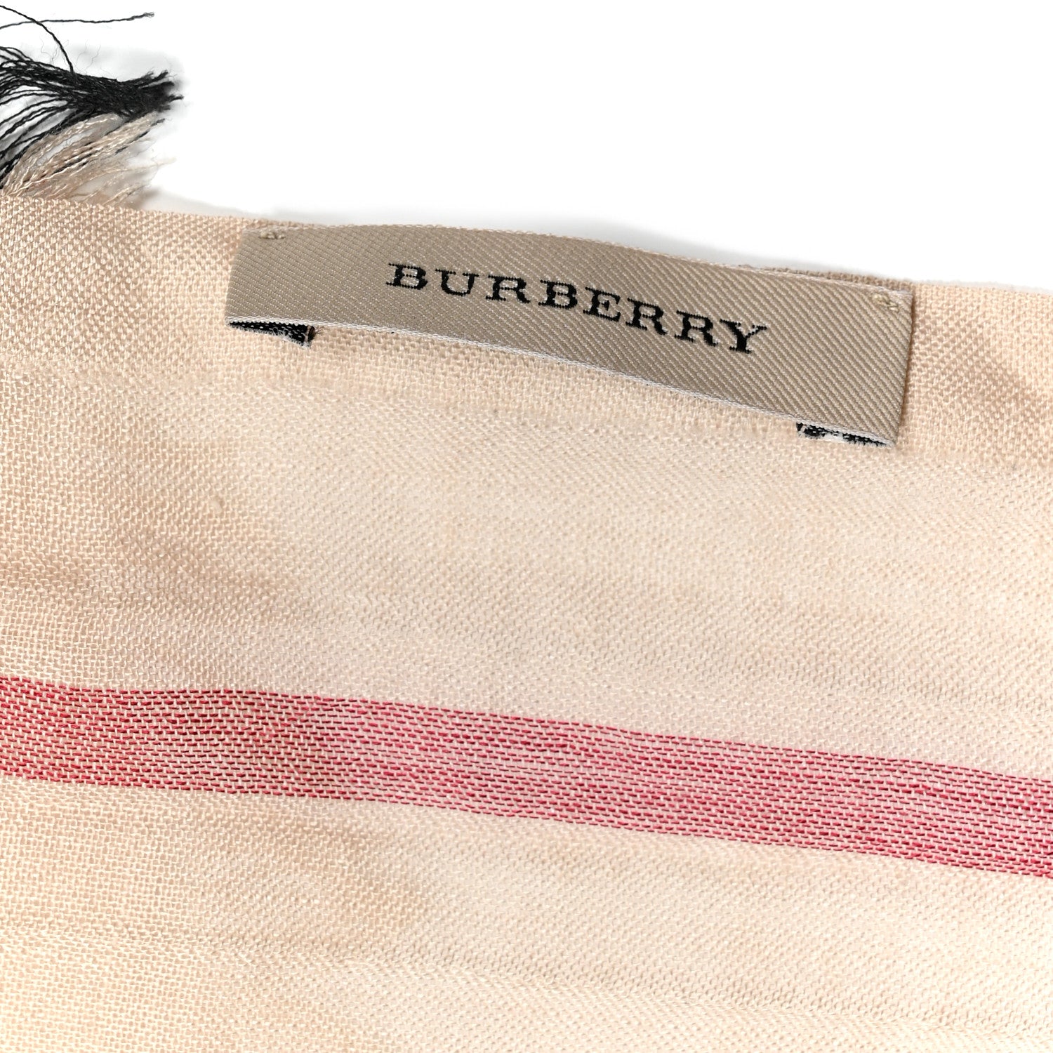 Burberry Wool Silk Gauze Giant Check Scarf Trench 3 of 3