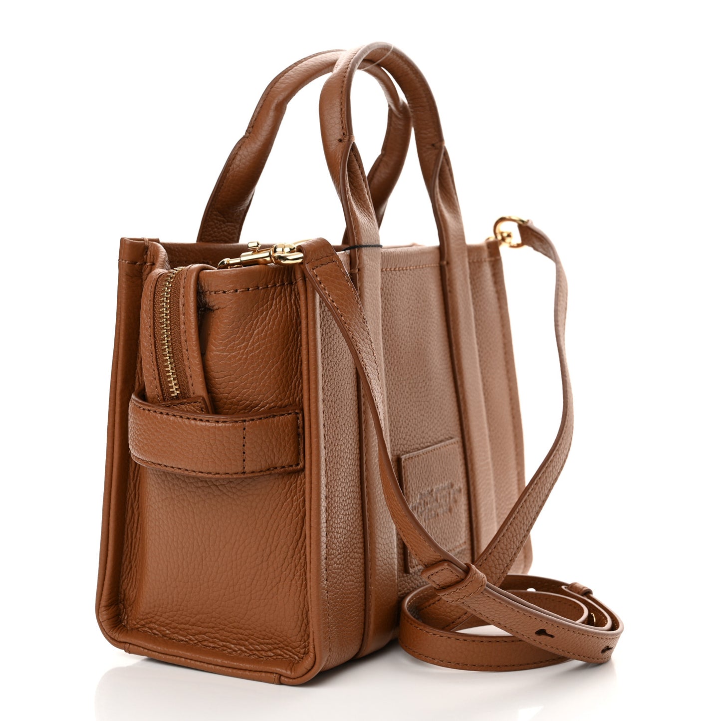 Grained Calfskin Small The Tote Bag Argan Oil