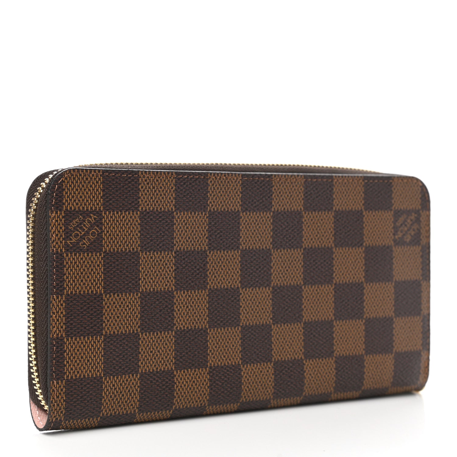Louis Vuitton Damier Ebene Zippy Wallet Rose Ballerine 3 of 7