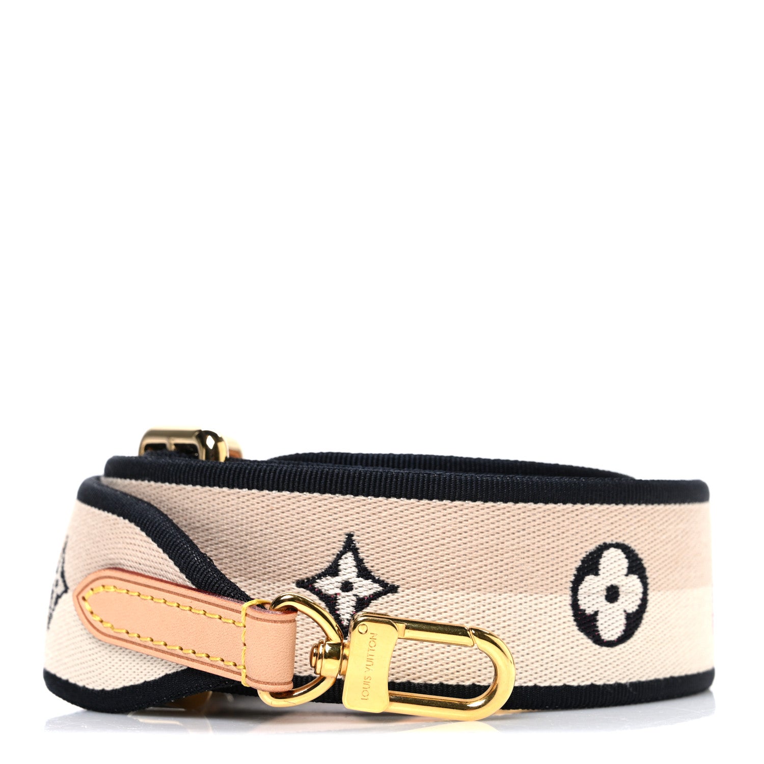 Louis Vuitton Jacquard Speedy Bandouliere 20 Shoulder Strap Black 1 of 3