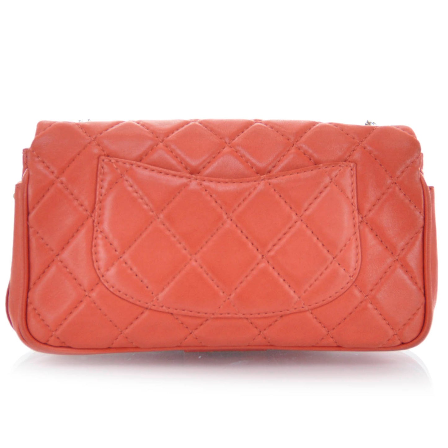 Lambskin Icons Secret Label Medium Flap Red