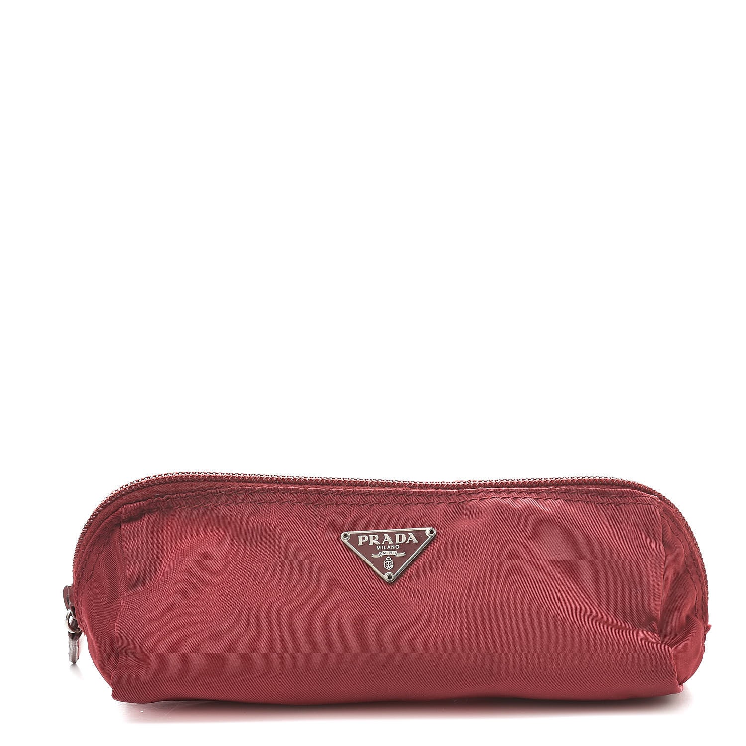 Prada Nylon Vela Cosmetic Pouch Rosso 1 of 10