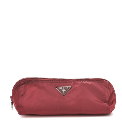 Prada Nylon Vela Cosmetic Pouch Rosso 1 of 10