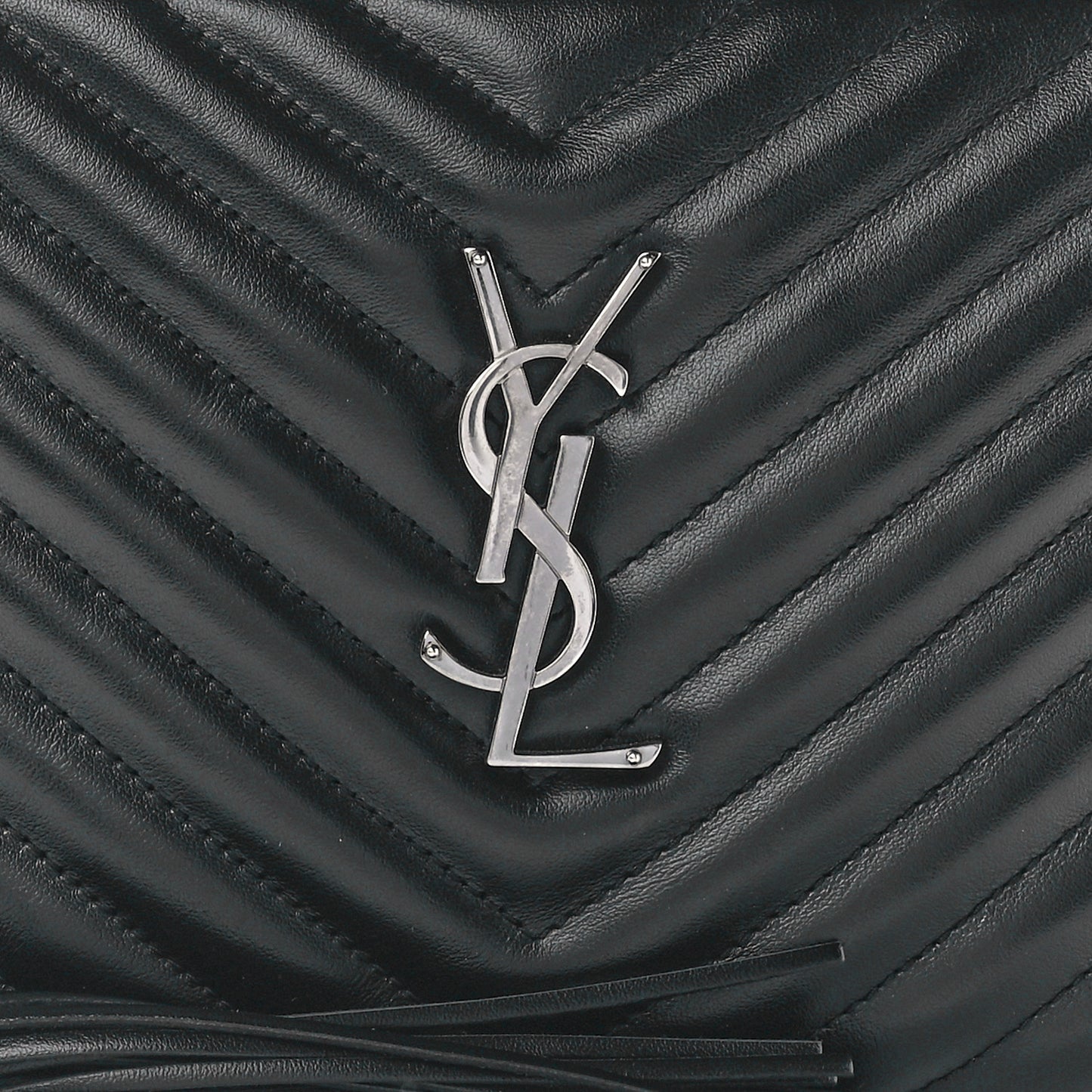 Calfskin Matelasse Monogram Lou Camera Bag Black