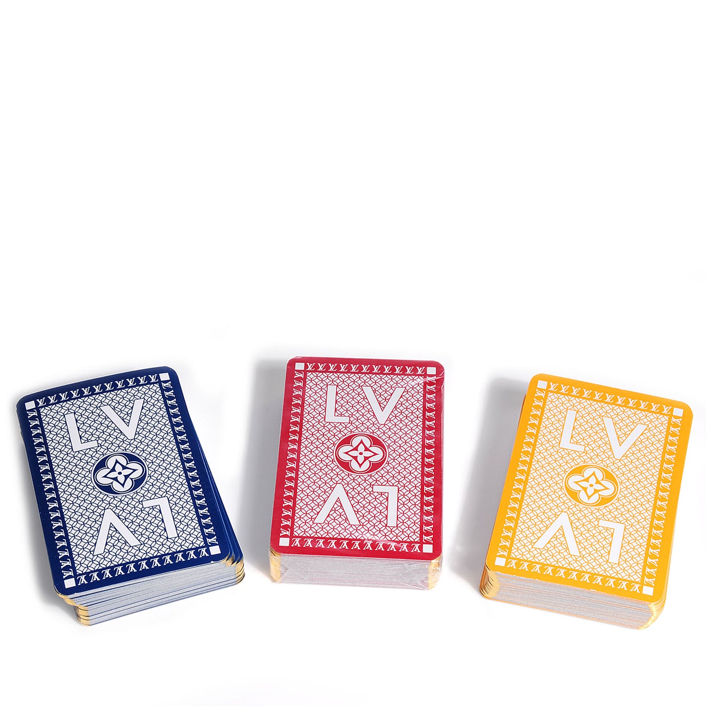 Monogram Fleur 3 Pack Playing Cards