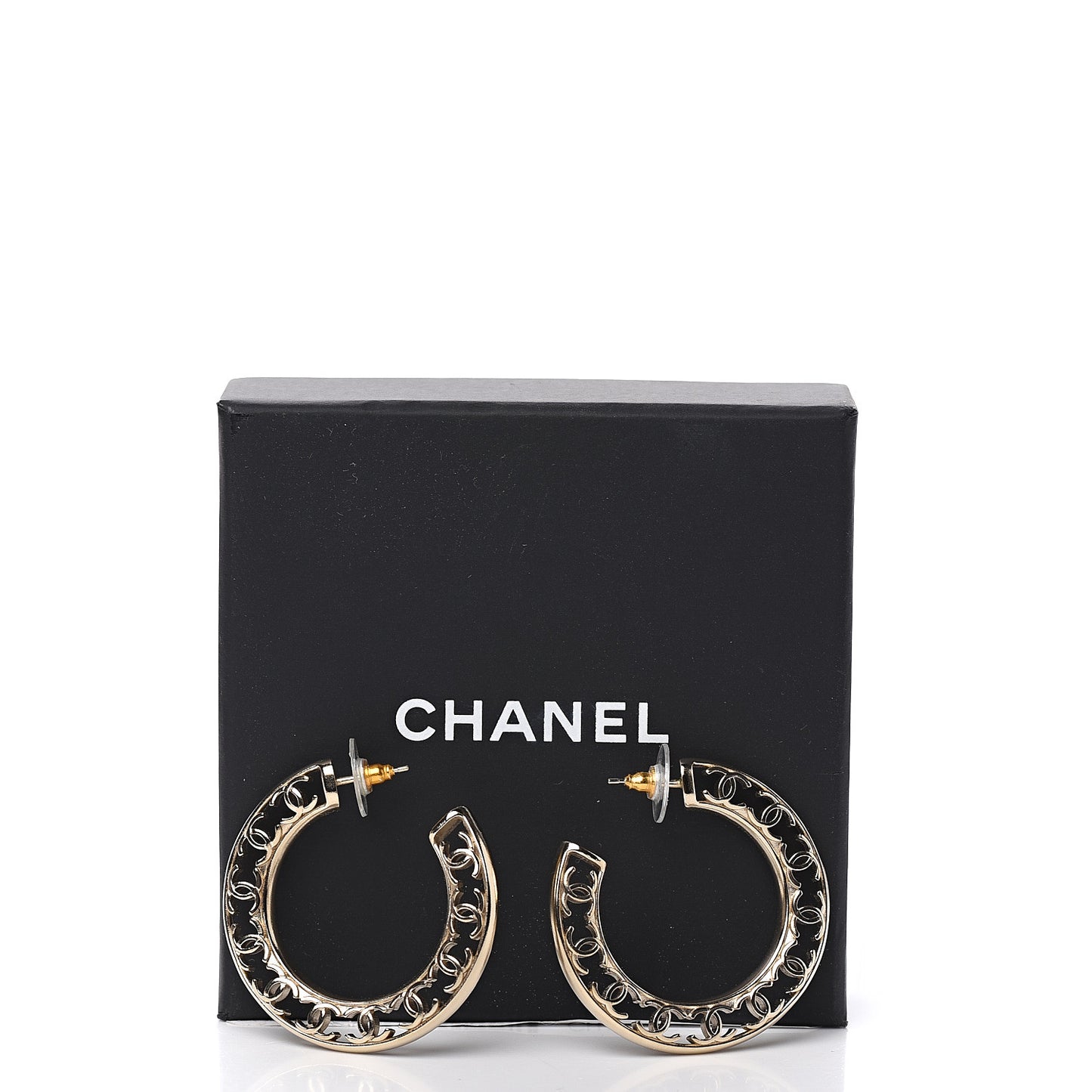 CC Hoop Earrings Gold