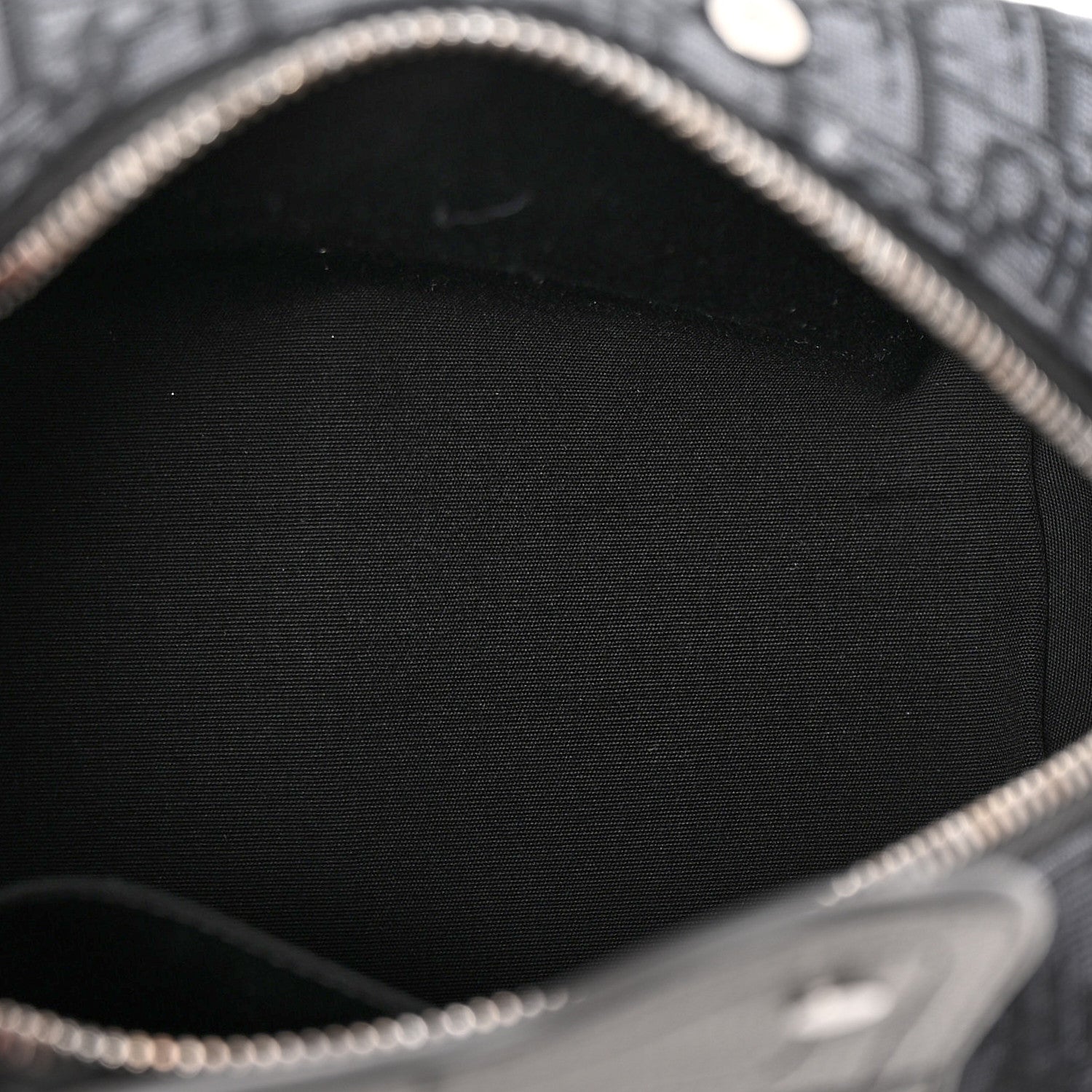 Christian Dior Oblique Jacquard Grained Calfskin Lingot Manity Toiletry Case Black 5 of 8