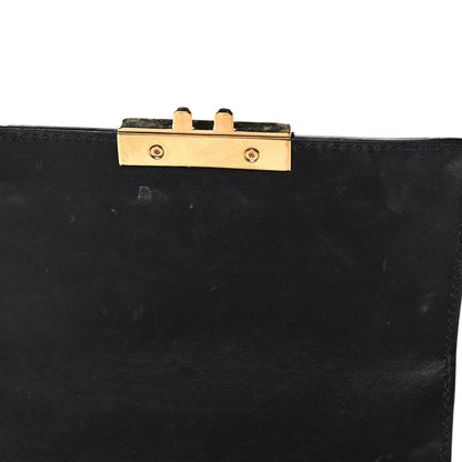 Gucci GG Supreme Monogram Calfskin Padlock Backpack Beige Cuir Black 12 of 13